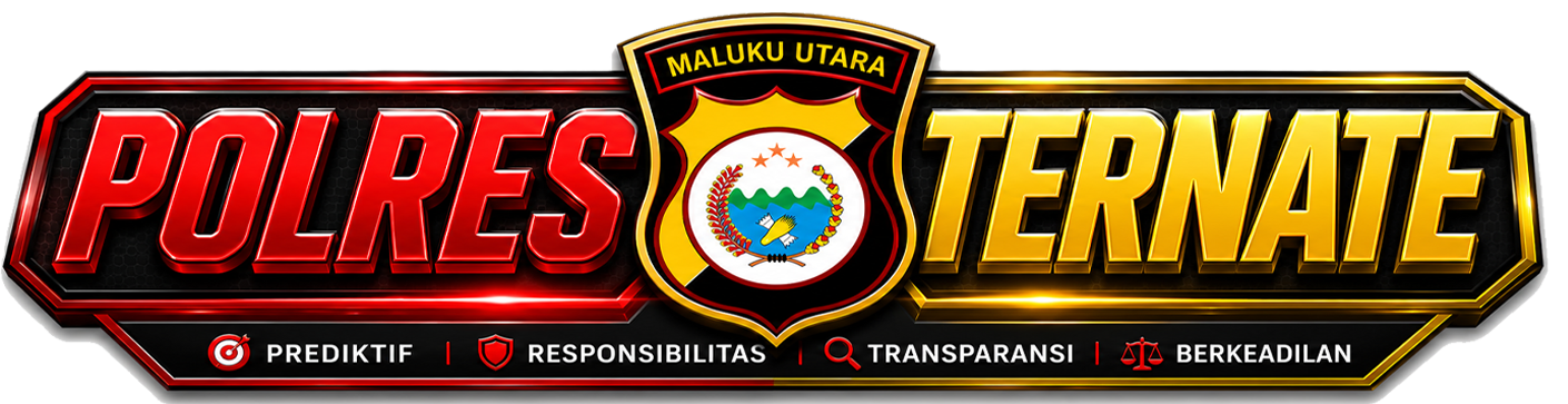 Website Resmi Polres Ternate