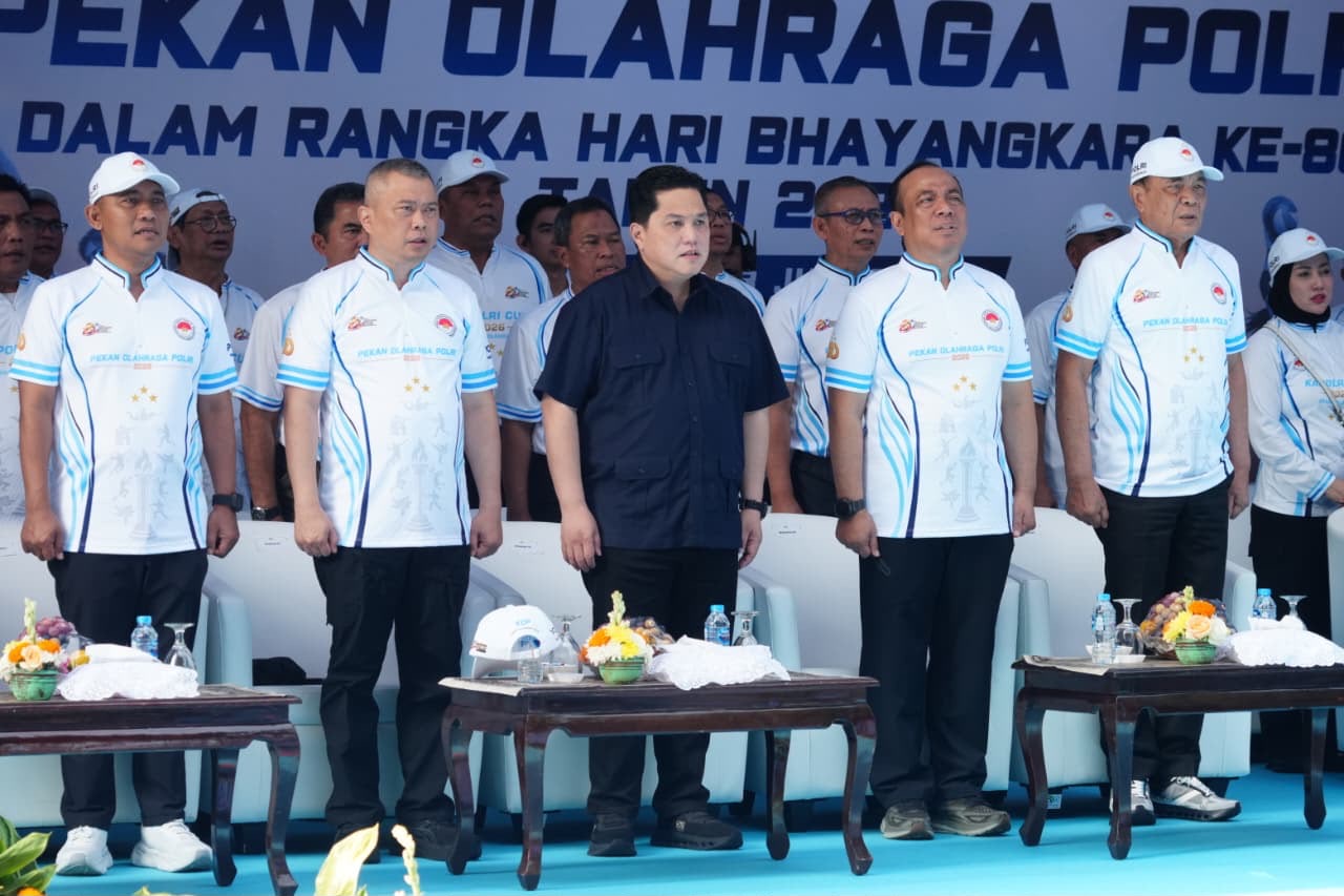 Erick Thohir Sambut Positif Pekan Olahraga Polri 2026, Dorong Perluasan Budaya Olahraga Nasional